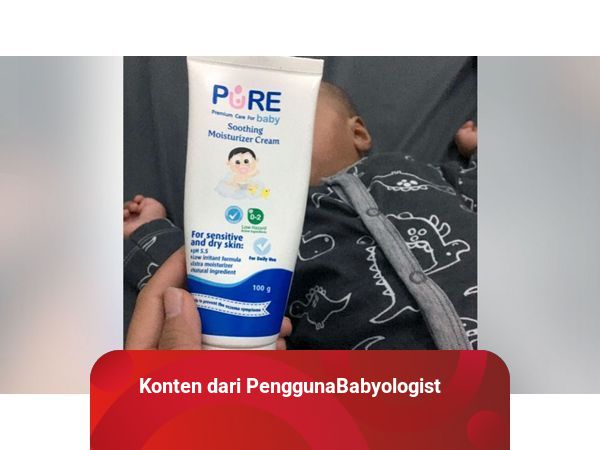 Pure baby soothing moisturizer sales cream